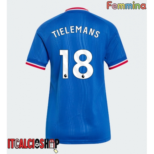 Manchester United Youri Tielemans #18 Seconda Maglia Femmina 2026-27 Manica Corta